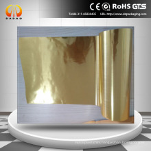 brushed gold hairline pet film for label